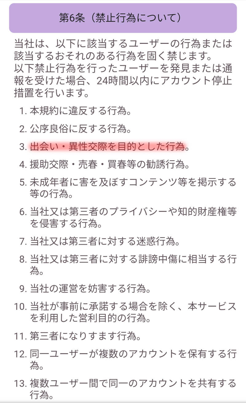 熟の神チャットの利用規約