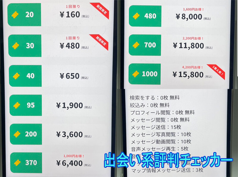 チカイコの料金