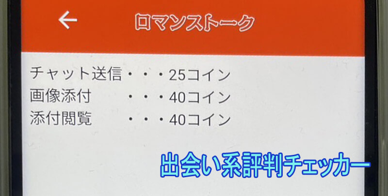 ロマンストークの料金②