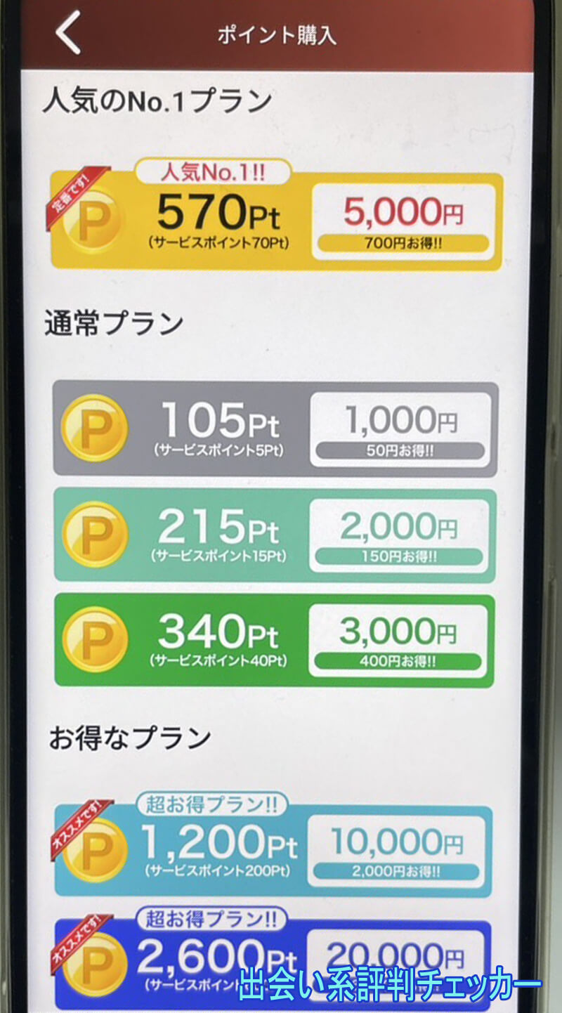 熟密の会の料金①