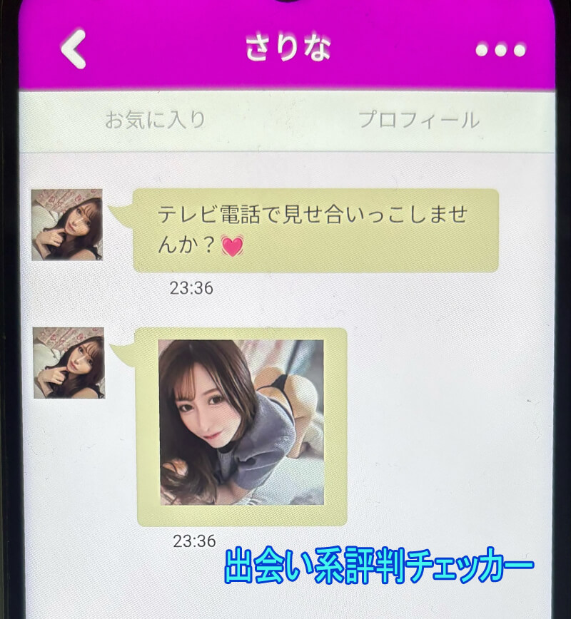 タダ熟マッチのサクラ②