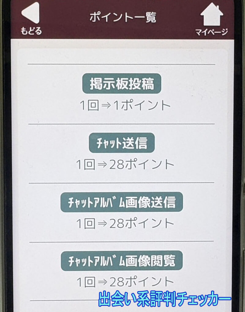 熟年サロンの料金②