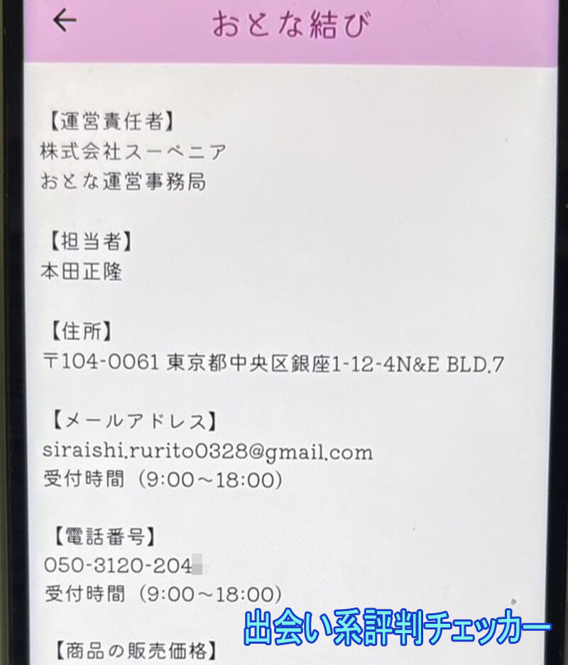おとな結びの運営会社