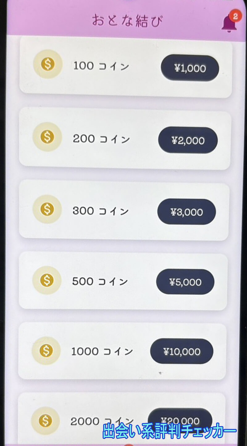 おとな結びの料金①