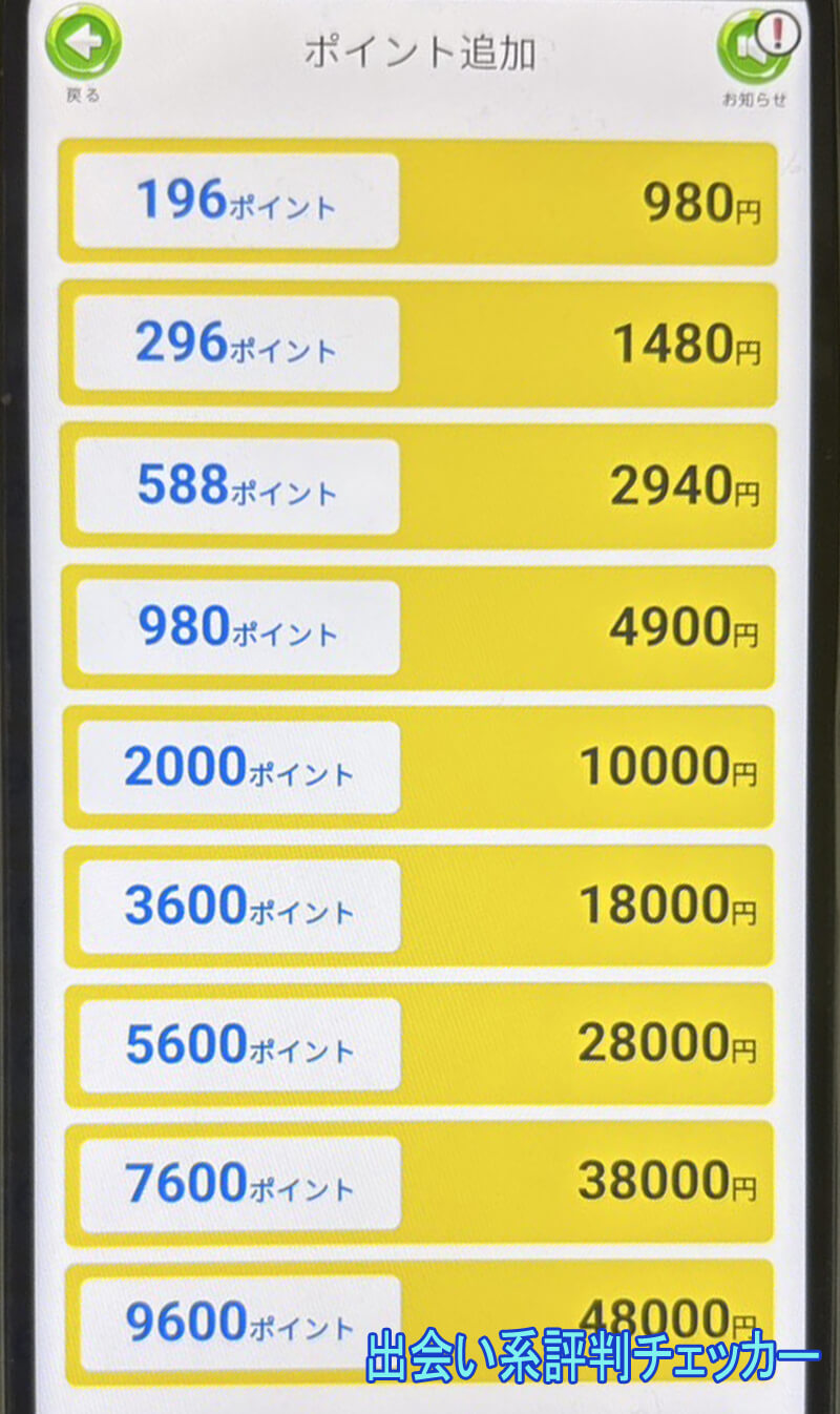 シルバーフレンドの料金１