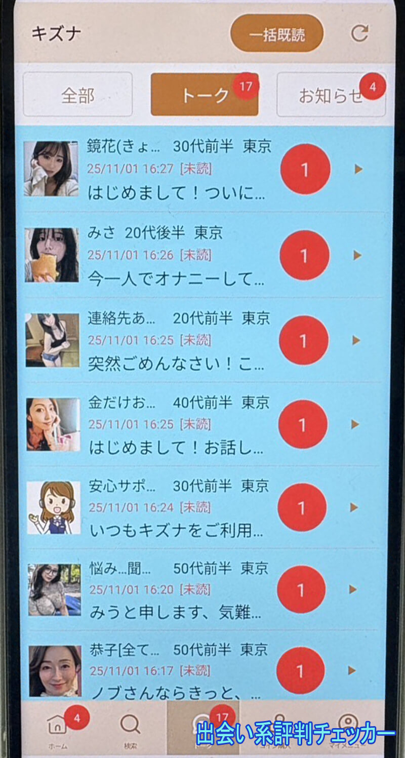 キズナのサクラ一覧