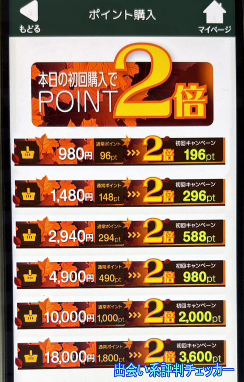 シルバー倶楽部の料金1