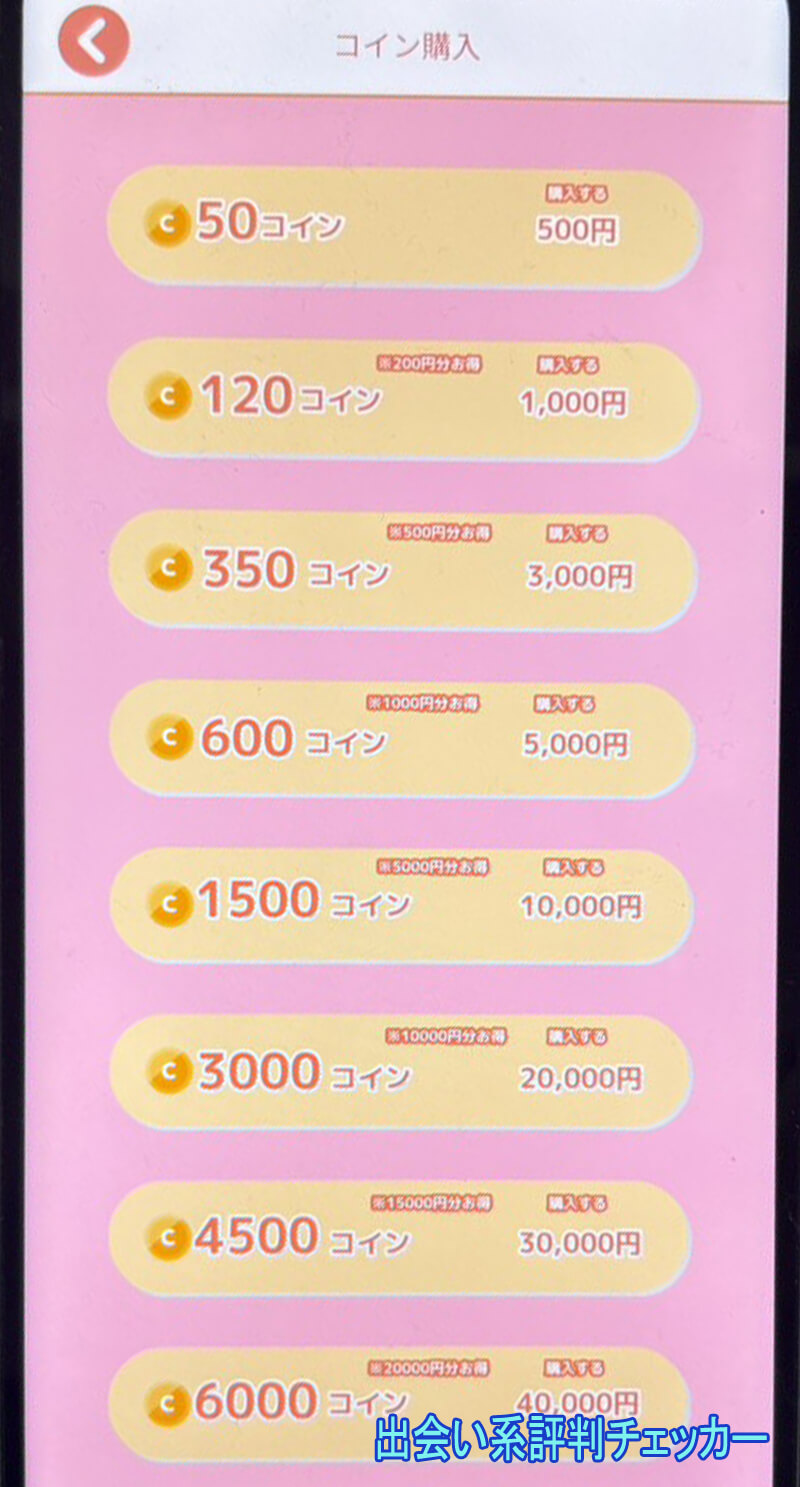 ひだまり熟恋クラブの料金①